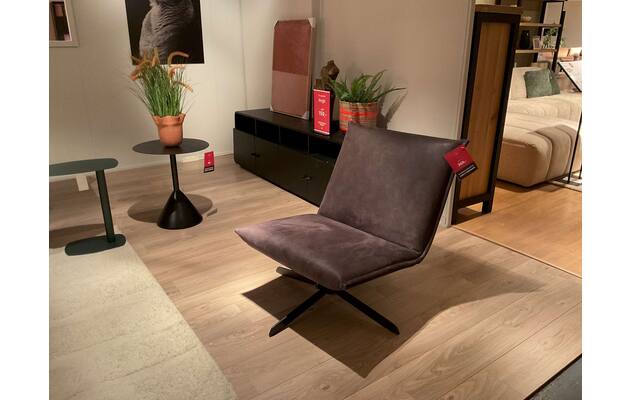 Goossens fauteuil udi peer grijs micro leer - 0100916671_2026-08-28-17