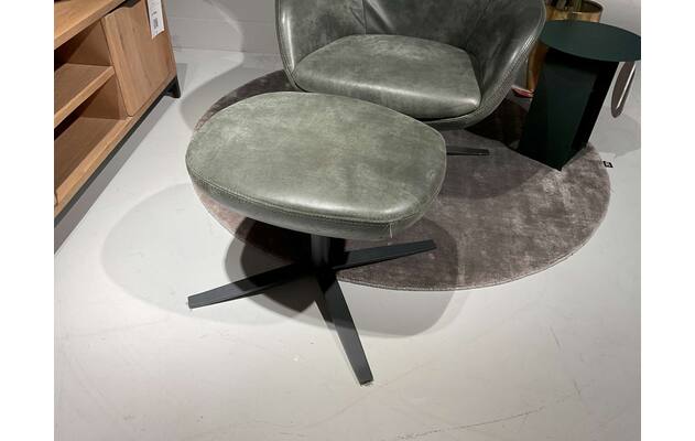 Goossens fauteuil long beach heerlen groen leer - 0100917121_2026-09-01-14