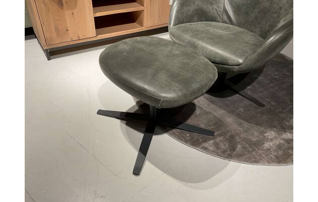 Goossens fauteuil long beach heerlen groen leer - 0100917121_2026-09-01-14