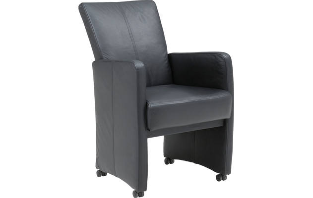Goossens excellent eetkamerstoel riva zwart kunstleer - 8122394-02