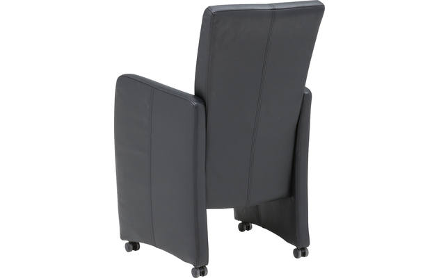 Goossens excellent eetkamerstoel riva grijs leer - 8122394-04