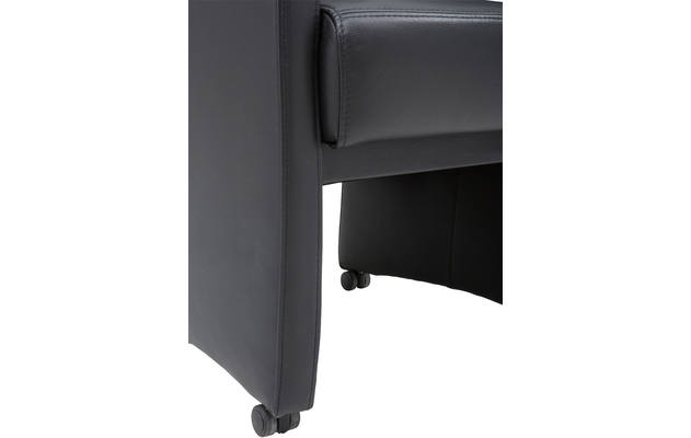 Goossens excellent eetkamerstoel riva grijs leer - 8122394-05