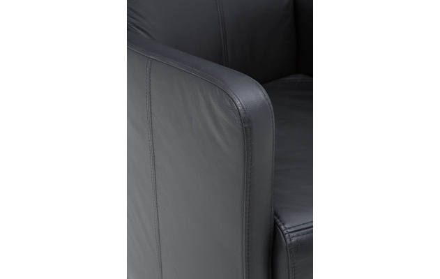 Goossens excellent eetkamerstoel riva grijs leer - 8122394-06