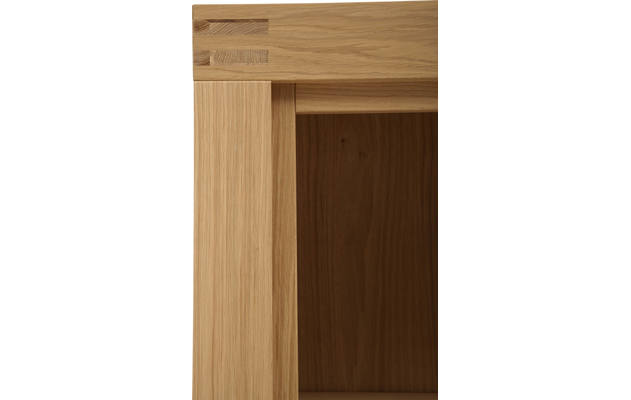 Goossens boekenkast clear blank eiken - 8130811-04