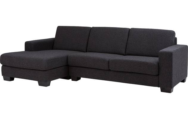 Goossens hoeksalon n joy divana grijs stof - 8140454-01-gespiegeld