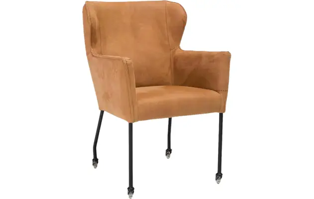Goossens excellent eetkamerstoel leogang bruin leer - 8140504-99