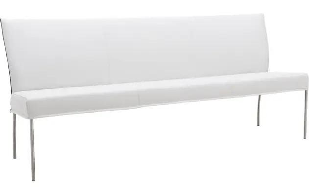 Goossens eetbank funk wit leer - 8140901-01