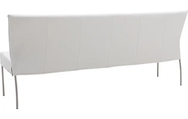 Goossens eetbank funk wit leer - 8140901-03