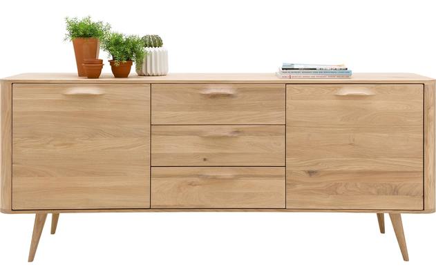 Goossens dressoir bjarte wit eiken - 8160669-A-01