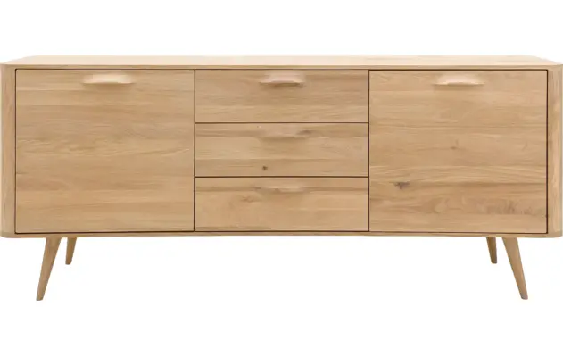Goossens dressoir bjarte wit eiken - 8160669-A-02