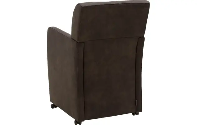 Goossens eetkamerstoel alex grijs microvezel - 8160951-032