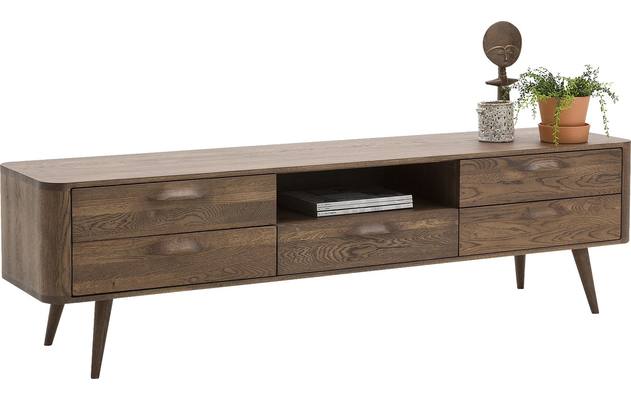 Goossens tv meubel bjarte donker bruin eiken - 8170683-05