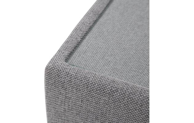 Goossens voetenbank dutch comfort line b grijs stof - 8180125-06
