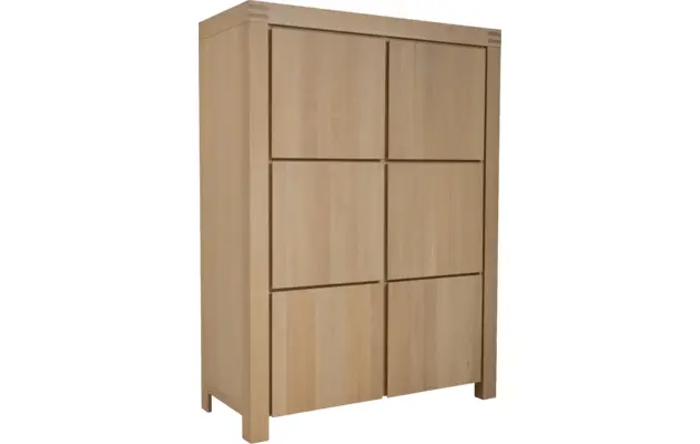 Goossens opbergkast clear blank eiken - 8180269-04