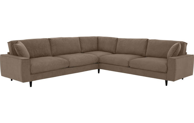 Goossens hoeksalon jonas grijs stof - 8181093-1458-02