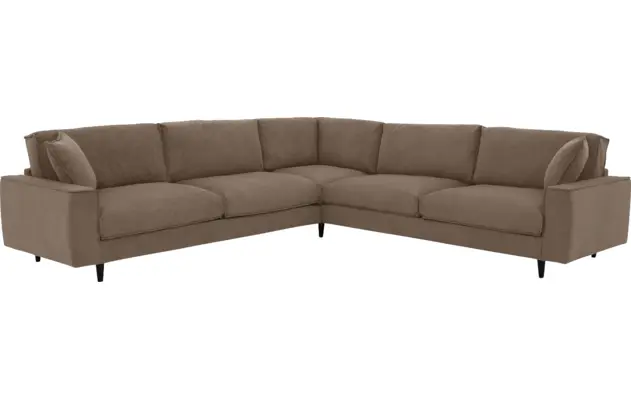 Goossens hoeksalon jonas grijs stof - 8181093-1458-02
