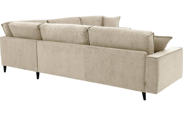 Goossens hoeksalon jonas beige stof - 8181093-1459-12