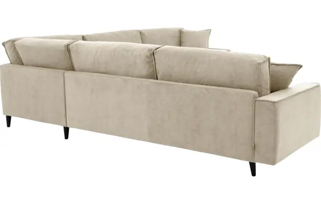 Goossens hoeksalon jonas beige stof - 8181093-1459-12