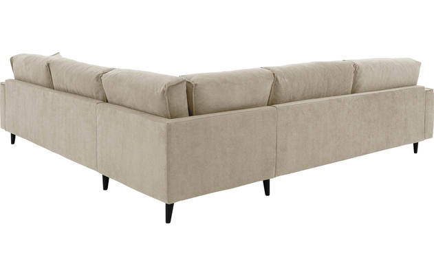 Goossens hoeksalon jonas beige stof - 8181093-1459-16