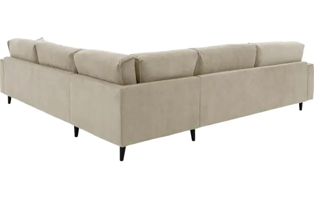 Goossens hoeksalon jonas beige stof - 8181093-1459-16