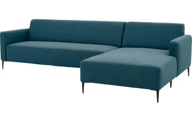 Goossens loungebank key west blauw stof - 8181098-56-02-gespiegeld