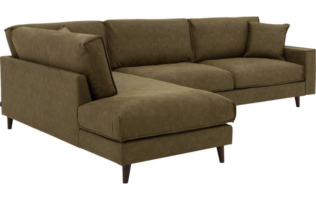 Goossens hoeksalon jonas groen micro leer - 8181162-06