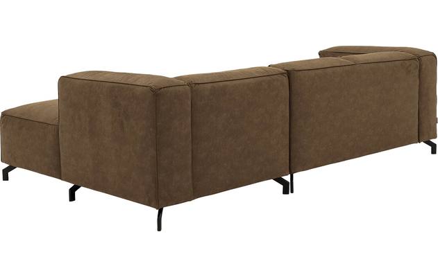 Goossens loungebank calvin groen micro leer - 8181170-626-04