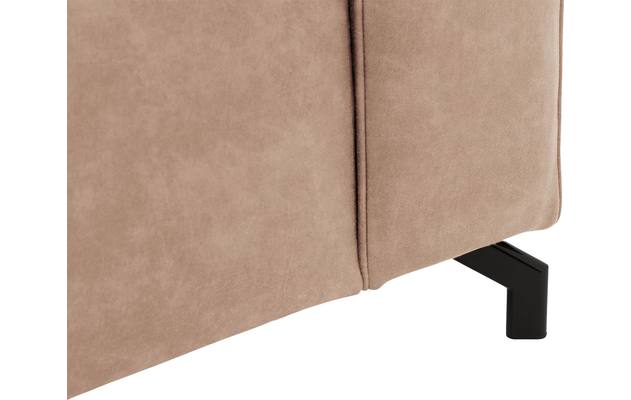 Goossens loungebank calvin beige micro leer - 8181170-637-07-gespiegeld