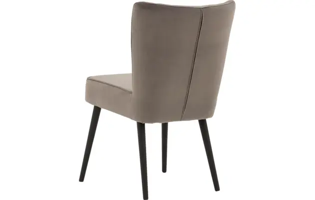 Goossens eetkamerstoel rob grijs stof - 8181188-03