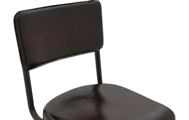 Goossens eetkamerstoel chaplin grijs leer - 8181215-06