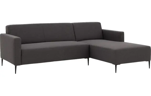 Goossens hoeksalon key west grijs stof - 8181222-02