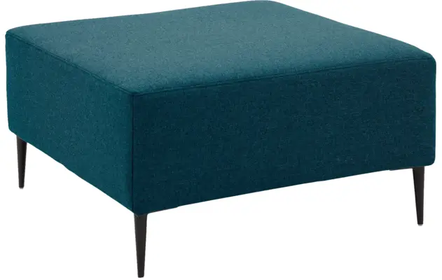 Goossens voetenbank key west blauw stof - 8181224-56-02
