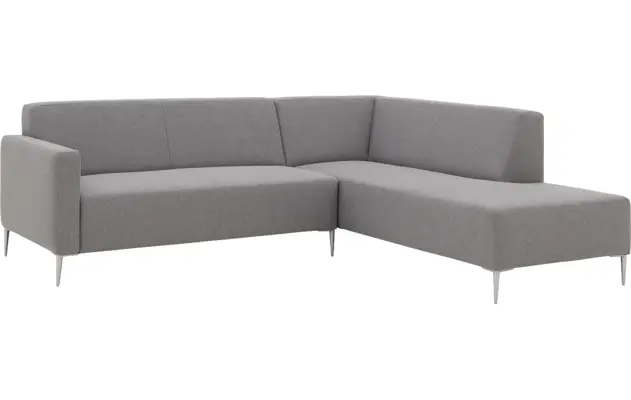 Goossens hoeksalon key west grijs stof - 8181225-02