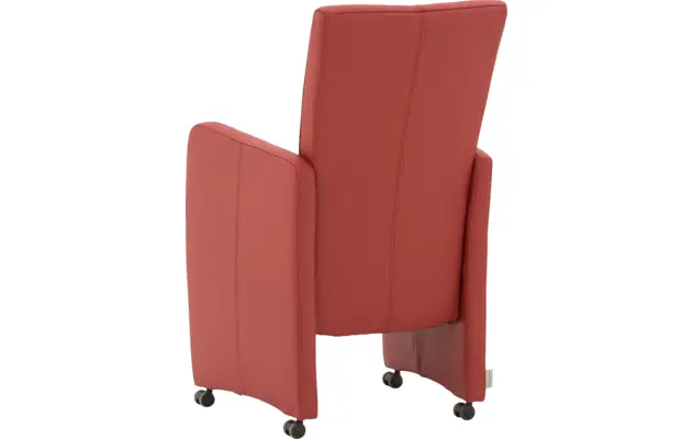 Goossens excellent eetkamerstoel riva rood leer - 8181420-03
