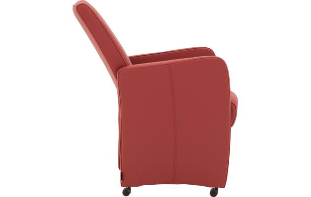 Goossens excellent eetkamerstoel riva rood leer - 8181420-05