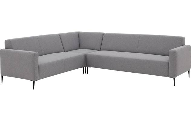 Goossens hoeksalon key west grijs stof - 8181524-02