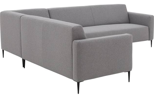 Goossens hoeksalon key west grijs stof - 8181524-03
