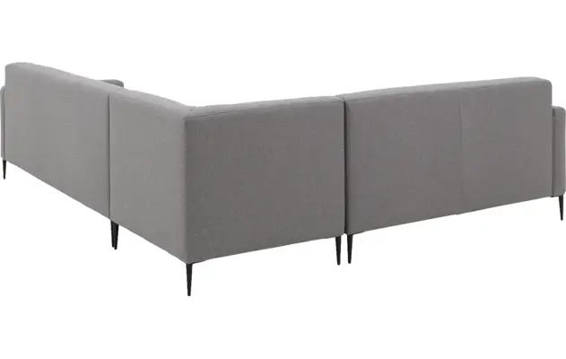 Goossens hoeksalon key west grijs stof - 8181524-04