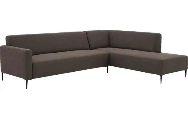 Goossens hoeksalon key west bruin stof - 8181529-370-02