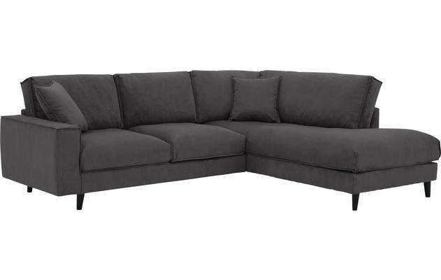 Goossens hoeksalon jonas grijs stof - 8181633-1456-04