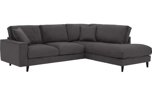 Goossens hoeksalon jonas grijs stof - 8181633-1456-04
