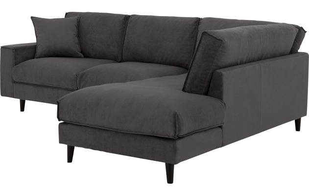 Goossens hoeksalon jonas grijs stof - 8181633-1456-06