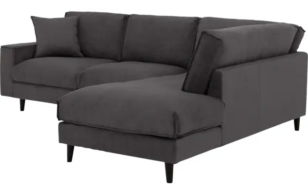 Goossens hoeksalon jonas grijs stof - 8181633-1456-06