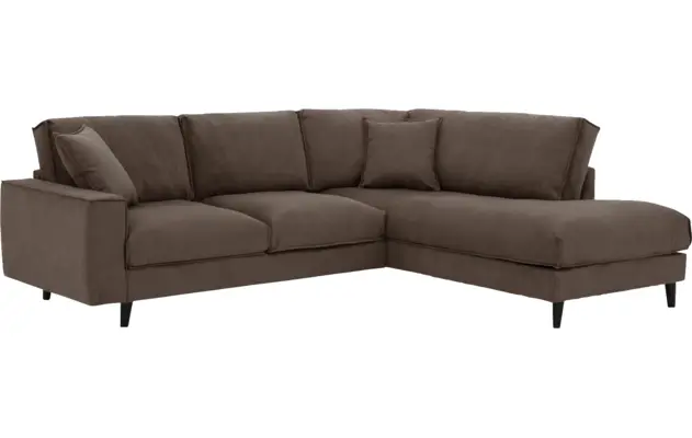 Goossens hoeksalon jonas grijs stof - 8181633-1458-04