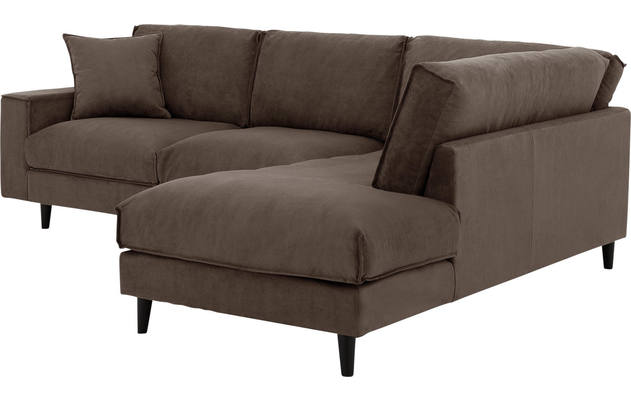 Goossens hoeksalon jonas grijs stof - 8181633-1458-06