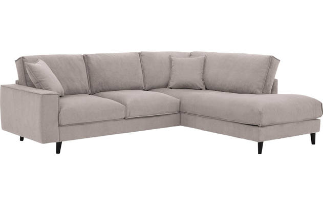 Goossens hoeksalon jonas beige stof - 8181633-1459-04