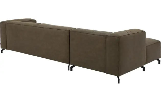 Goossens loungebank calvin groen micro leer - 8181732-gespiegeld-04