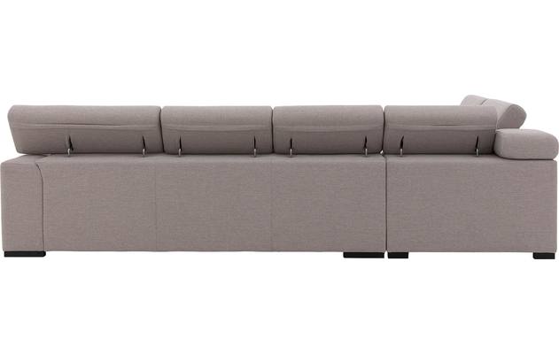 Goossens hoeksalon nora grijs stof - 8190040-07