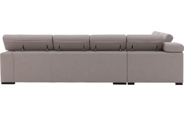 Goossens hoeksalon nora grijs stof - 8190040-07