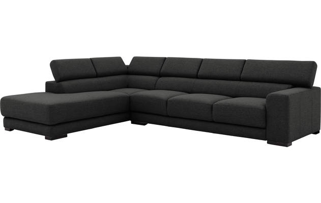 Goossens hoeksalon nora grijs stof - 8190040-204-03